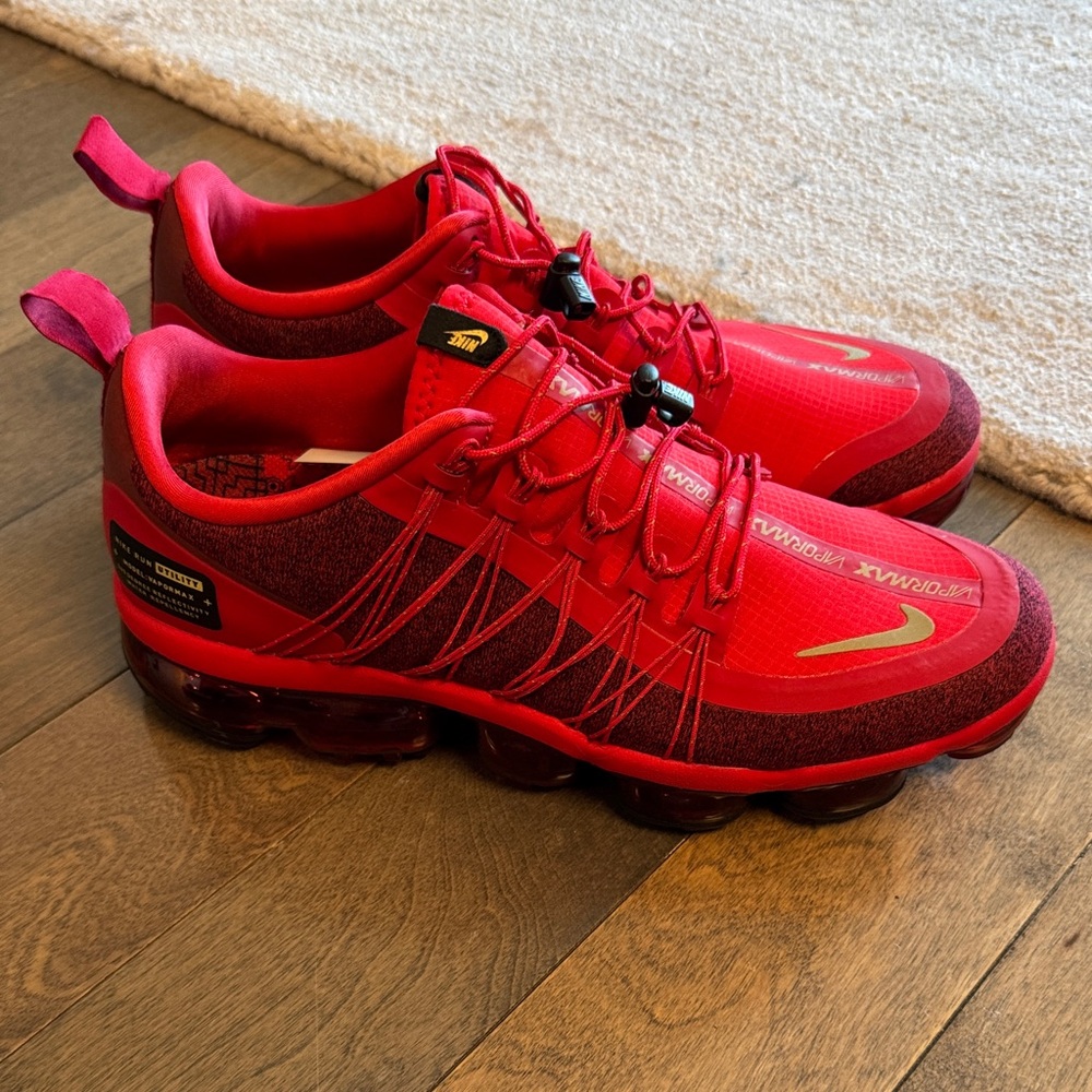 Nike Air VaporMax Plus in Vibrant Red and Black Lunar New Year edition